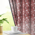 WHISPERING BLOSSOM | Luxury Printed Blackout Curtains for Windows & Doors | Premium Room Darkening & Thermal Insulated Curtains for Bedroom & Living Room Décor (Pack of 2)