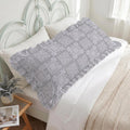 Luxury Body Pillow Cover with Ruffle Border | 20x54 Cotton Pillowcase for Cozy Modern Bedrooms