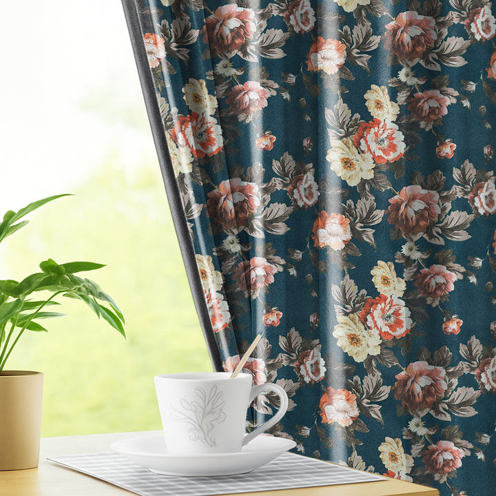 GOTHIC | Luxury Printed Blackout Curtains for Windows & Doors | Premium Noise Reducing & Thermal Insulated Curtains for Bedroom & Living Room Décor (Pack of 2)