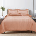 VARIEGATED STRIPES | Bamboo Quilted Bedcovers - King Size (96x106 inches)