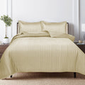 VARIEGATED STRIPES | Bamboo Quilted Bedcovers - King Size (96x106 inches)