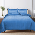 VARIEGATED STRIPES | Bamboo Quilted Bedcovers - King Size (96x106 inches)