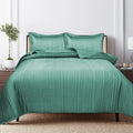 VARIEGATED STRIPES | Bamboo Quilted Bedcovers - King Size (96x106 inches)