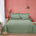 VARIEGATED STRIPES | Bamboo Quilted Bedcovers - King Size (96x106 inches)