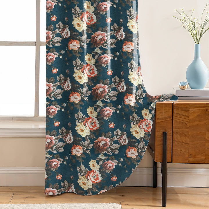 GOTHIC | Luxury Printed Blackout Curtains for Windows & Doors | Premium Noise Reducing & Thermal Insulated Curtains for Bedroom & Living Room Décor (Pack of 2)