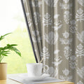 FADED FLORA | Luxury Printed Blackout Curtains for Windows & Doors | Premium Room Darkening & Thermal Insulated Curtains for Bedroom & Living Room Décor (Pack of 2)