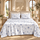 Pure Percale Cotton Bedsheets with Pillowcase | Printed Claude Soft, Breathable | 200 TC Flat Bed Sheet