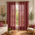 Aesthetic Sheer Curtains | Poly Linen Shrink & Fade Proof Drapes | Home Decor